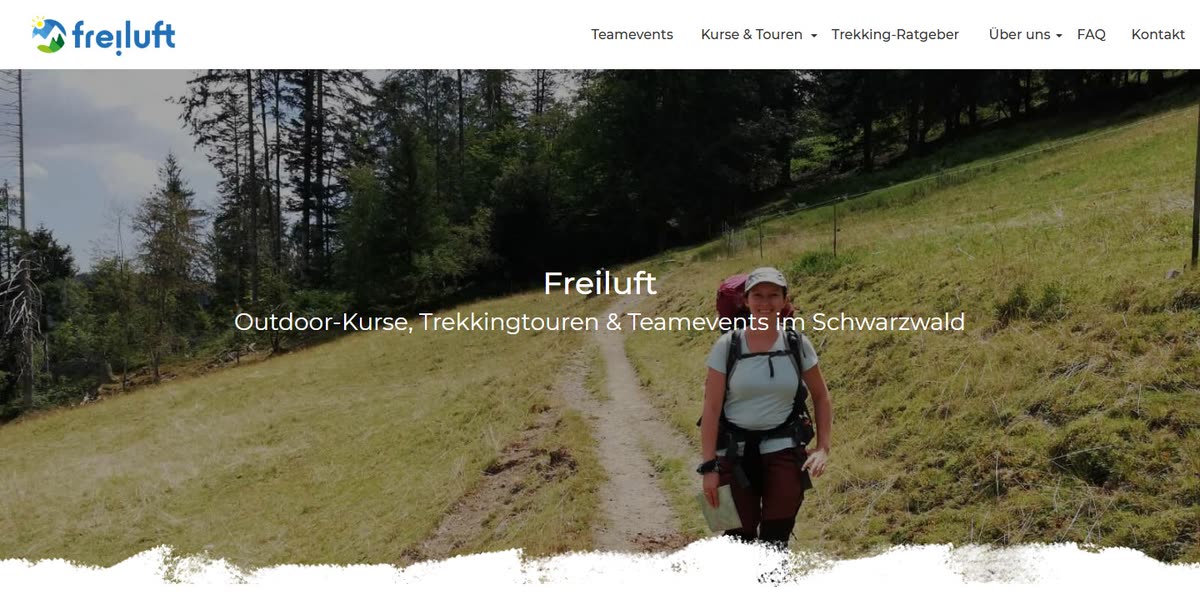 Startseite von Freiluft